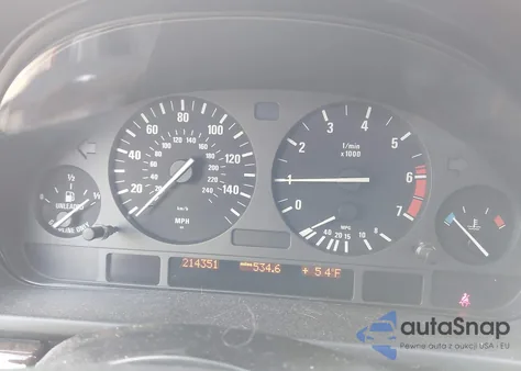 1998 BMW 540I из США, поврежденный, VIN WBADE5325WBV93670